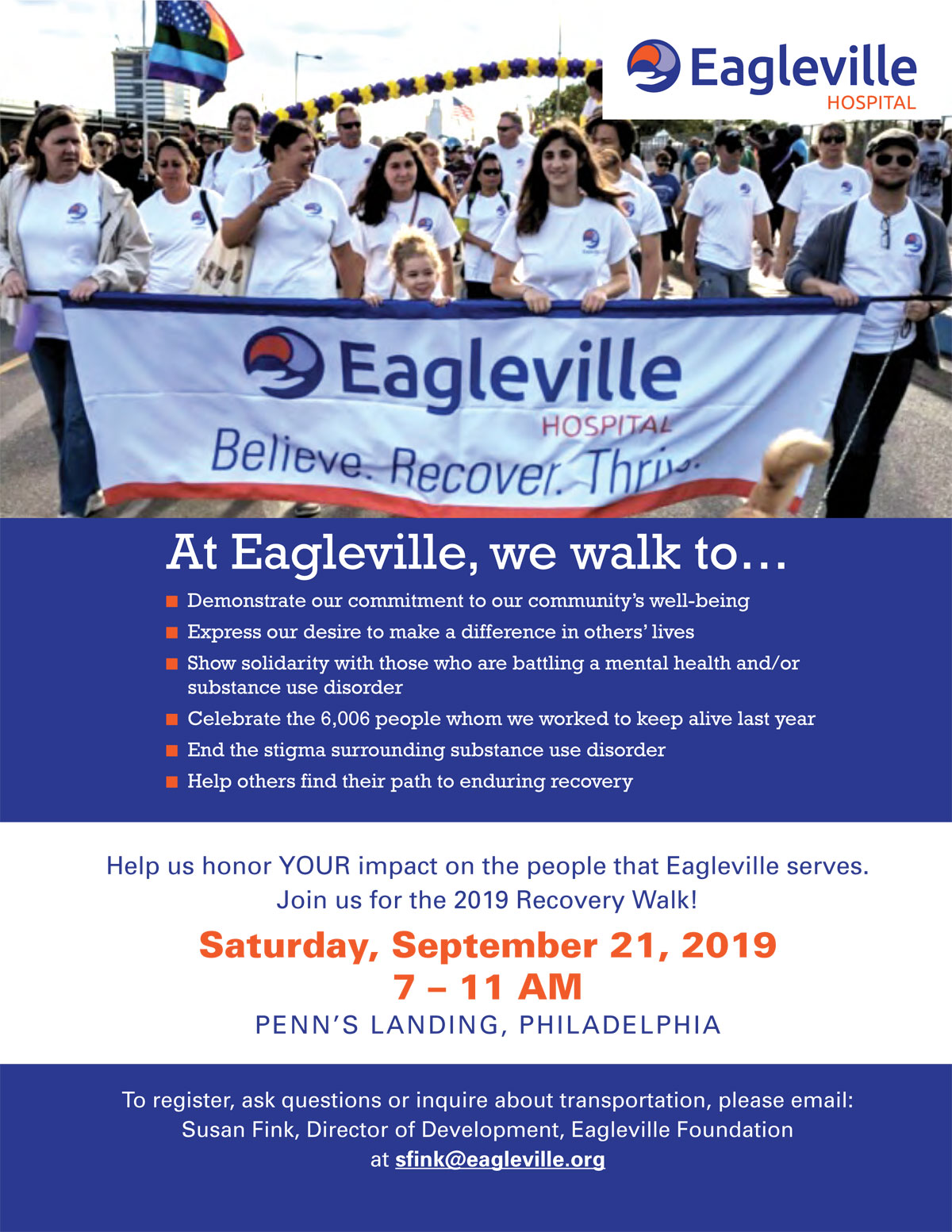 Recovery Walk Flyer